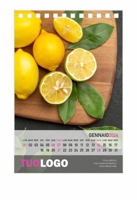 Calendario da scrivania 10x15 - Modello 8 - fronte