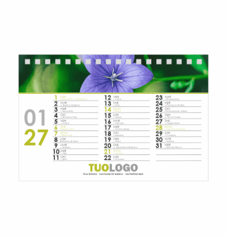 Calendario da scrivania 15x10 - Modello 13
