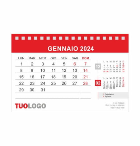 Calendario da scrivania 15x10 - Modello 19