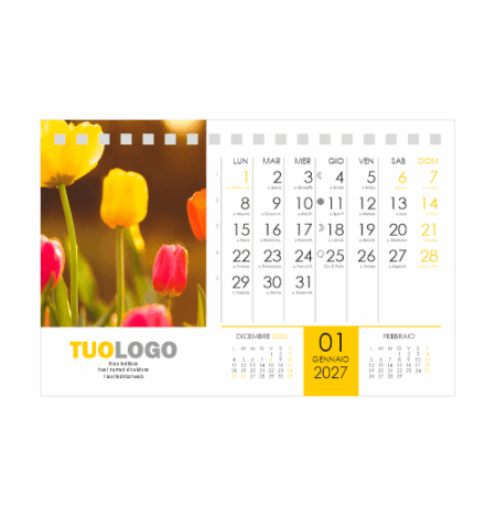 Calendario da scrivania 15x10 - Modello 3