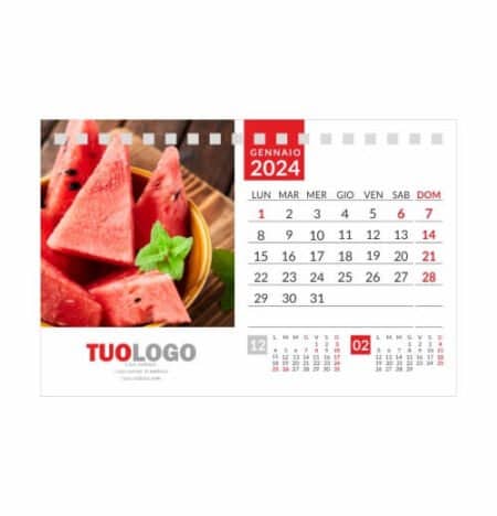 Calendario da tavolo 15x10 - Modello 4