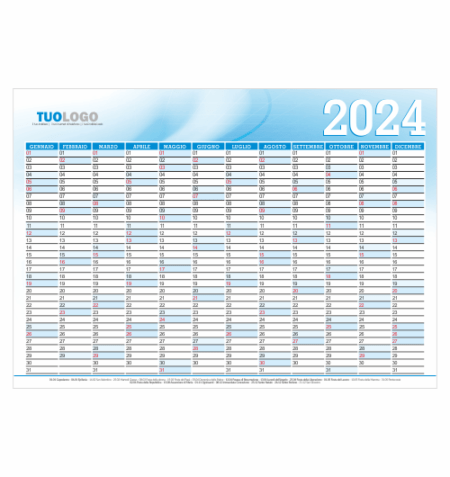 Planning da muro grande formato - Modello 1