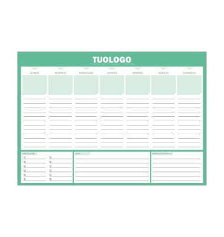 Planning da scrivania - Modello 3