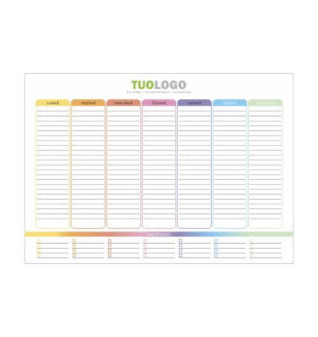 Planning da scrivania - Modello 4