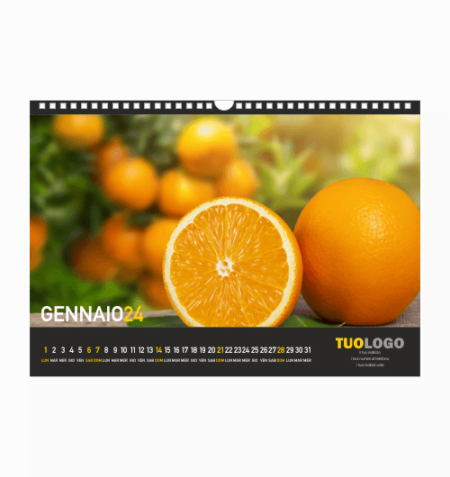 Calendari da muro 13 fogli con spirale - modello 23